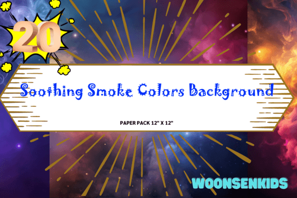 20 Soothing Smoke Colors Background Watercolor Png Kdp Digital Paper: Elevating Modern Design and Self-Publishing