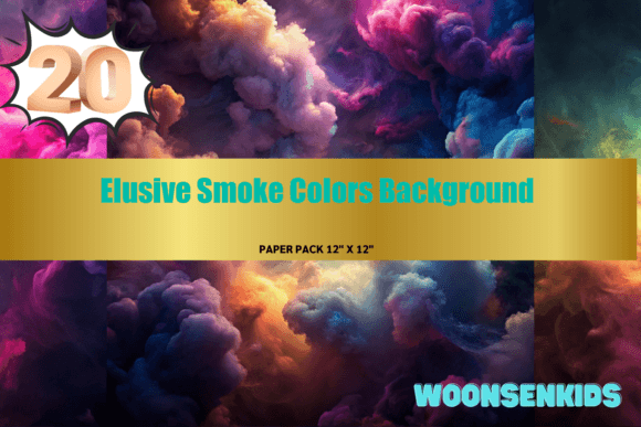 Best Elusive Smoke Watercolor PNGs for KDP