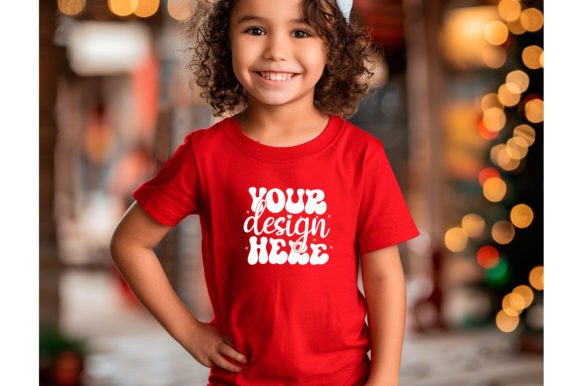 Elevating Holiday Merchandise: The Strategic Value of the Christmas Cute Baby T-Shirt Mockup
