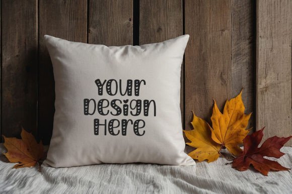 Elevating Seasonal Design with the Fall Pillow Mockup