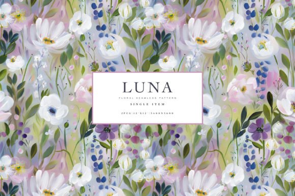 Evaluating Flowers Seamless Pattern Abstract for Modern Design Projects