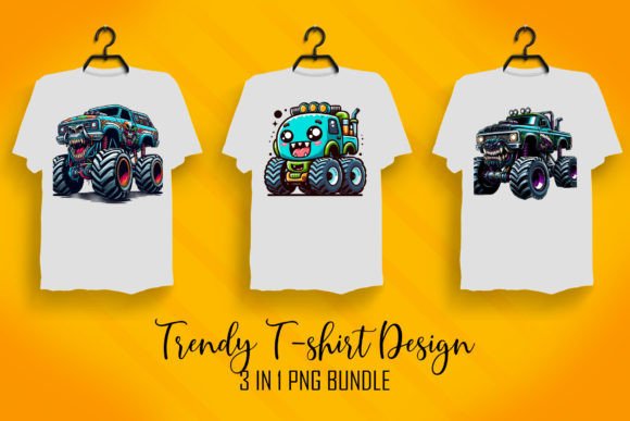 Free Kids Monster Truck Illustration Resources
