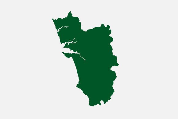 Integrating a Map of Indian State Goa Illustration into Professional Design and Planning Workflows