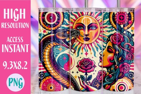 Sun and Moon Tumbler Design: Blending Celestial Aesthetics with Modern Functionality