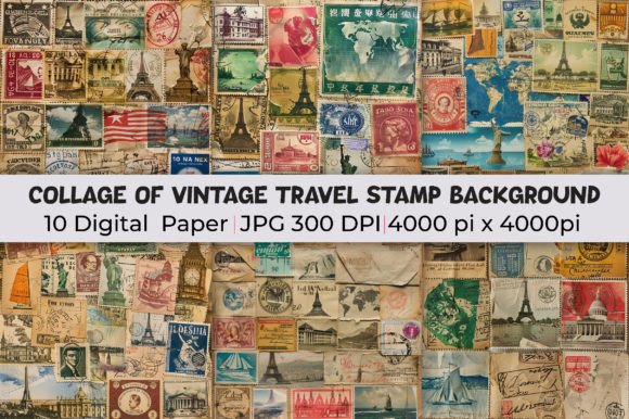 Vintage Travel Stamp Backdrop: Design & Usage Guide