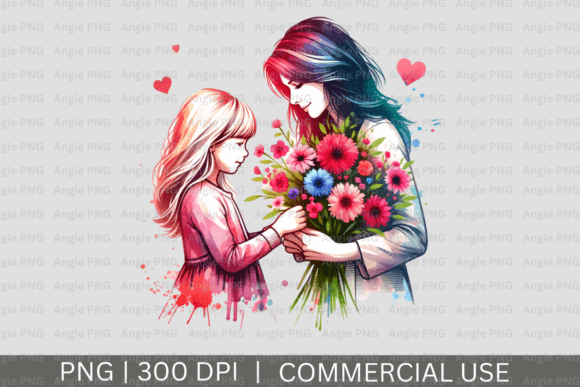 Watercolor Mother's Day PNG: A Creative Asset Guide