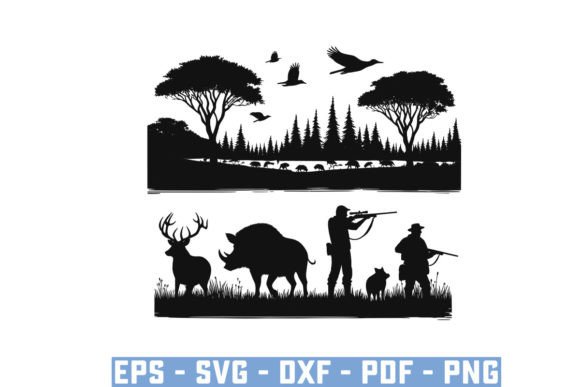 Wild Boar Hunter Pig Silhouette Bundle Guide